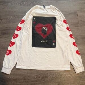 Usher Las Vegas Residency Caesars Palace "Ace of Hearts" Long Sleeve Tee Medium